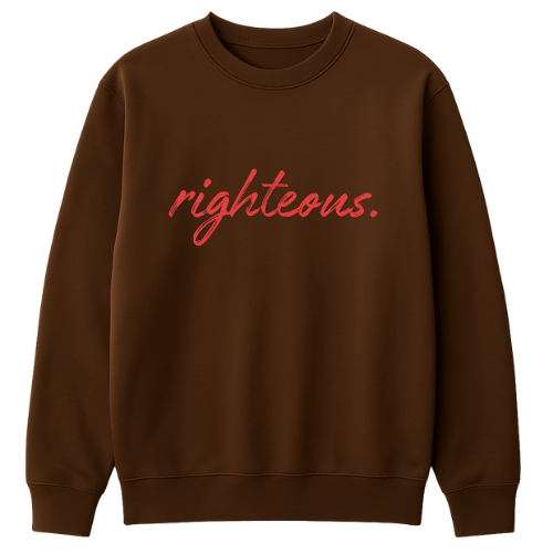 Brown Righteous (Red Lettering)