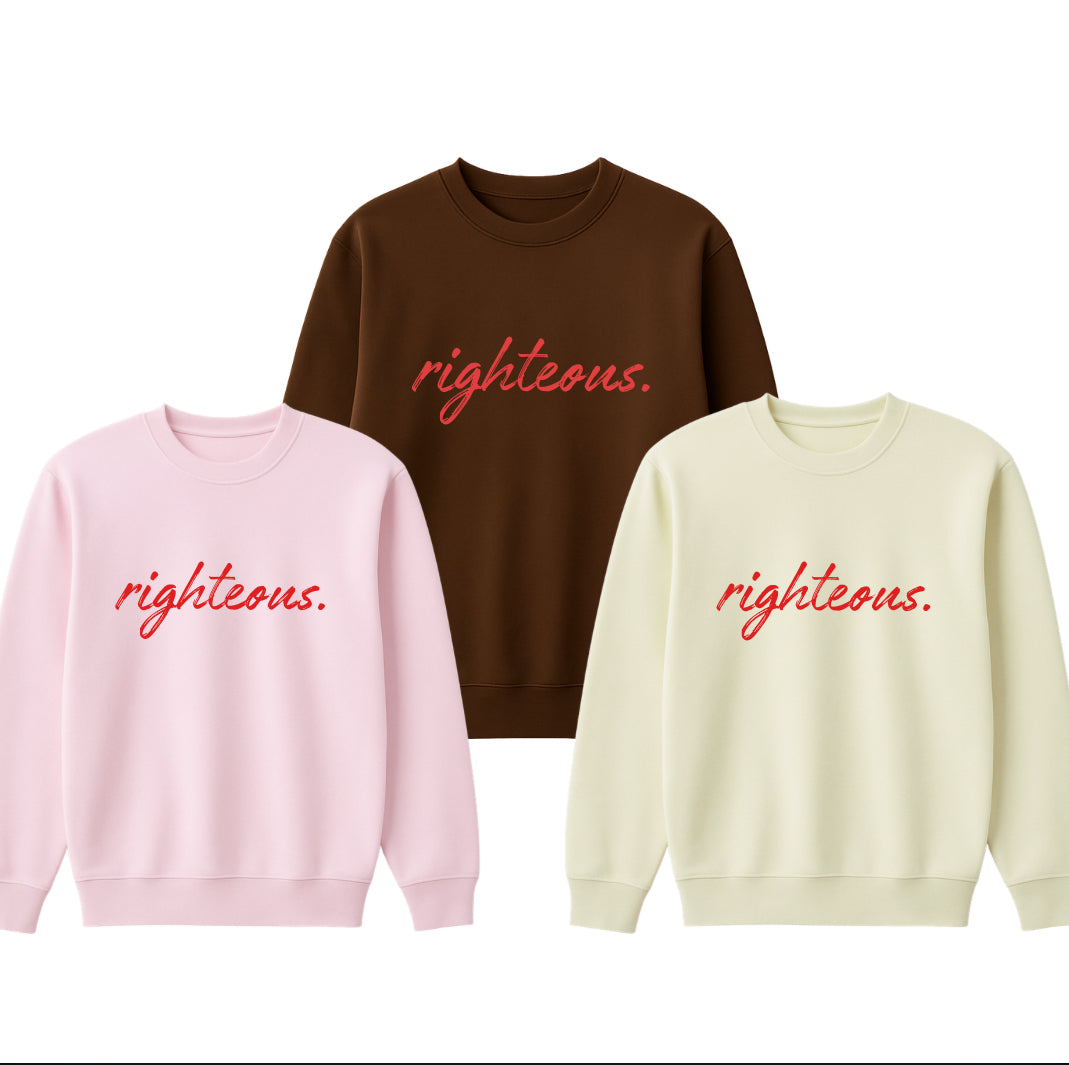 Righteous Crewneck Bundle – 3 for $100