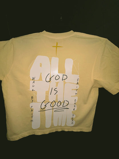 “SUN KISSED” CHOSEN COLLECTION” (WOMENS CROP TEE)